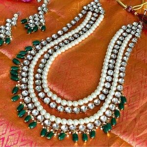 Polki kundan necklace very high quality